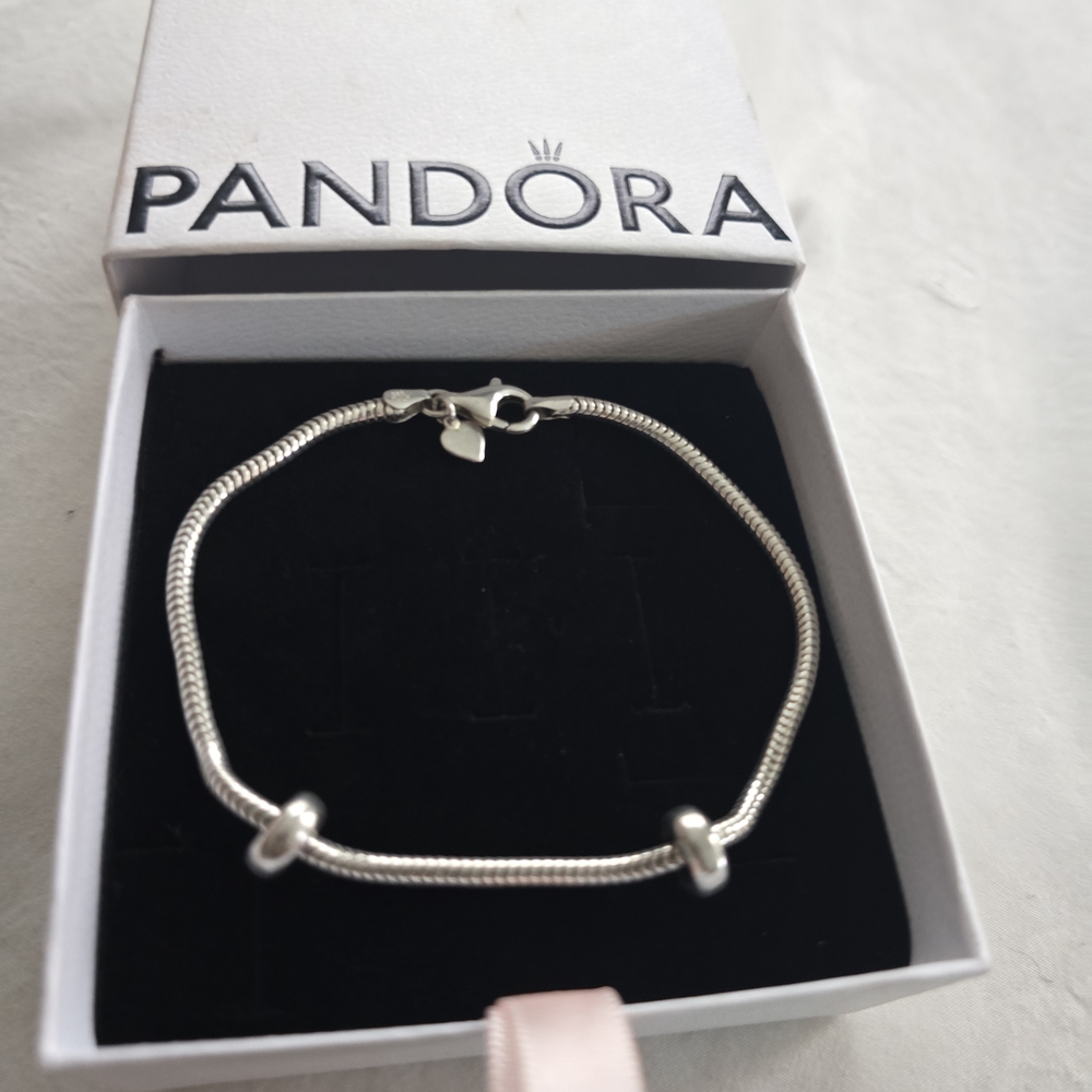 Pandora Silver Spacer Charms - Picture 2 of 2